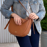 Delhi Chain Saddle Bag Brown