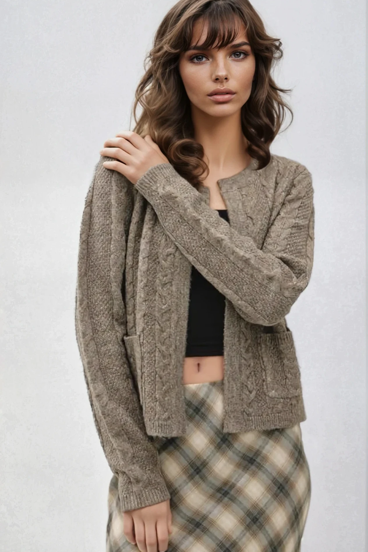 Knit Detail Cardigan