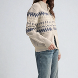Fair Isle Zip Up Cardigan