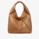 Kat Distressed Hobo Bag