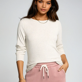 Stacy Top Sand Heather