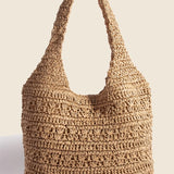 Straw Braided Shoulder Bag