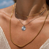 Chasing Sunsets Necklace Silver