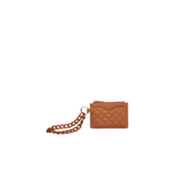 Rhodes Quilted Wallet Brown