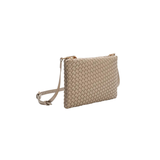 Daisy Woven Crossbody Bag Taupe