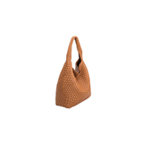 Johanna Suede Shoulder Bag Saddle