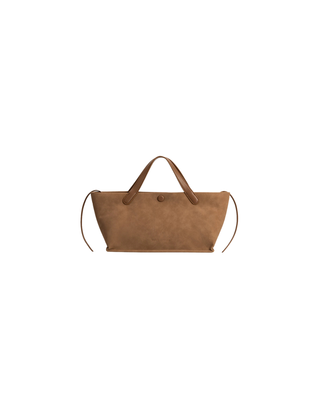 Jill Suede Tote Bag Tan