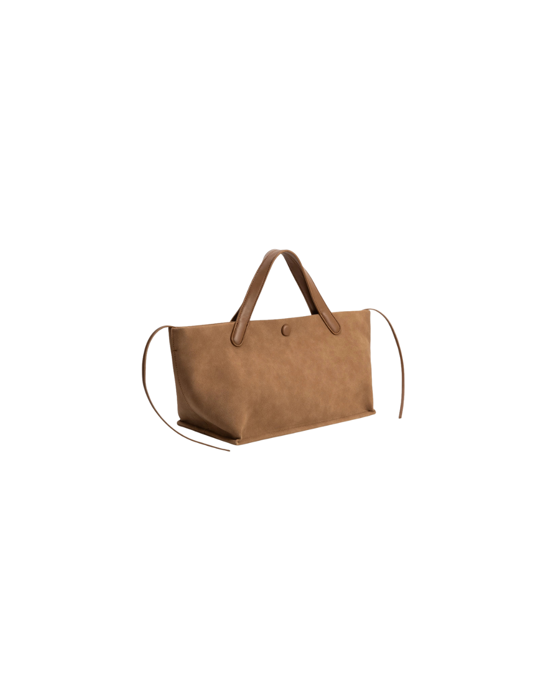 Jill Suede Tote Bag Tan