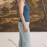 The Ellie Bra Free Tank Navy
