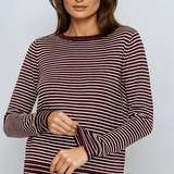 Striped Long Sleeve Pullover
