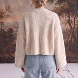 The Callie Fuzzy Knit Cardigan