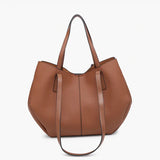 Celeste Distressed Hobo Bag w/ Dual Handles