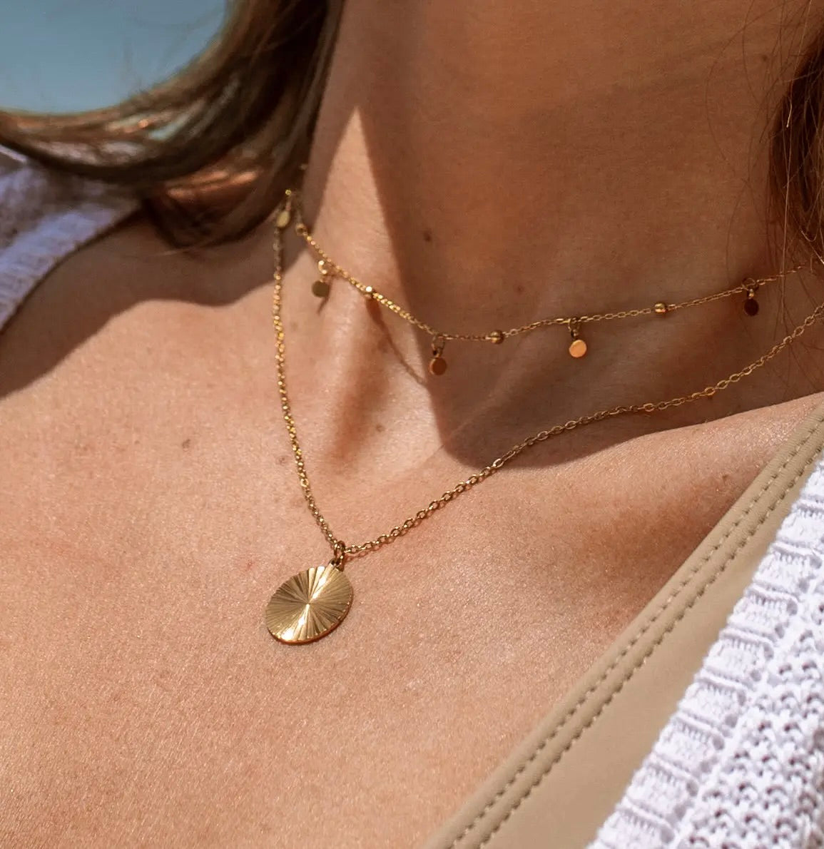 Chasing Sunset Necklace Gold