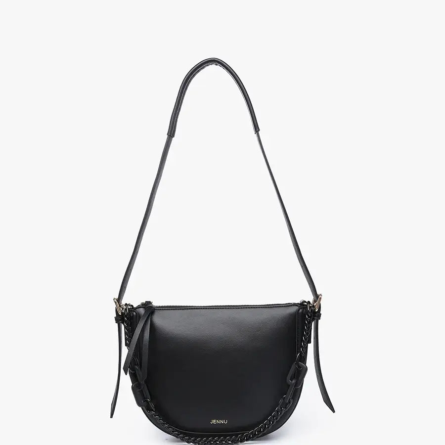 Delhi Chain Saddle Bag Black