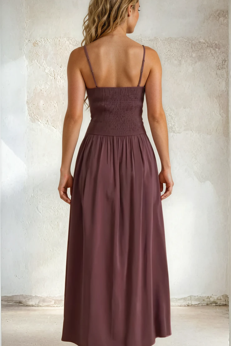 Drop Waist Midi Dress
