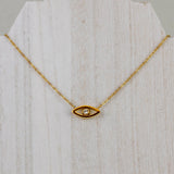 Evil Eye Necklace Gold