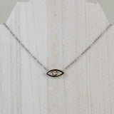 Evil Eye Necklace- Silver