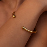 ALCO Form Cuff Bracelet, stylish jewelry accessory with a sleek metal design, worn on the wrist for a modern look.