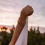 ALCO Form Cuff Bracelet, stylish jewelry accessory with a sleek, modern design, featuring a wide metal cuff style bracelet.
