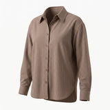 On Duty Gingham Button Up Top