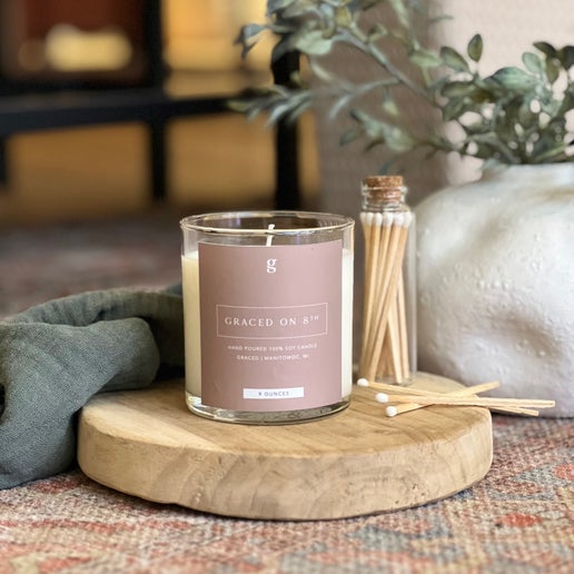 Candle- Signature Scent-  Graced on 8th