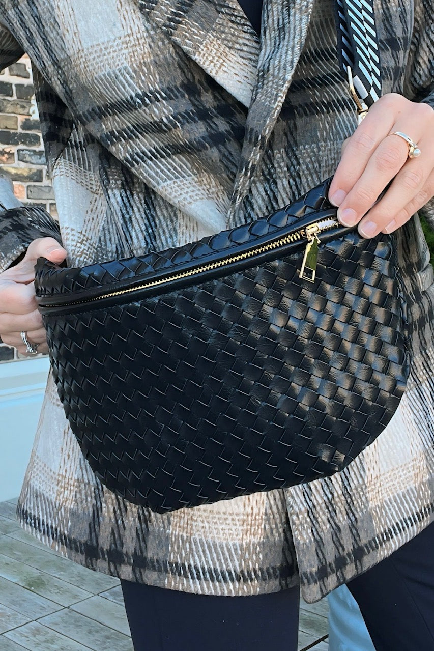 Westlyn Woven Bum Bag Black