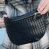 Westlyn Woven Bum Bag Black