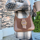 Retro Contrast Bag Brown