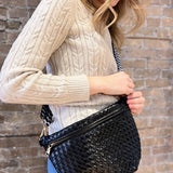 Westlyn Woven Bum Bag Black