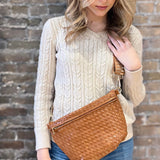 Westlyn Woven Bum Bag Brown