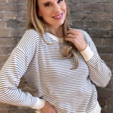 Lightweight Striped Long sleeve Sweater