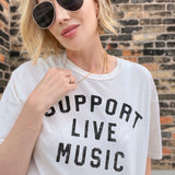 Support Live Music Tee