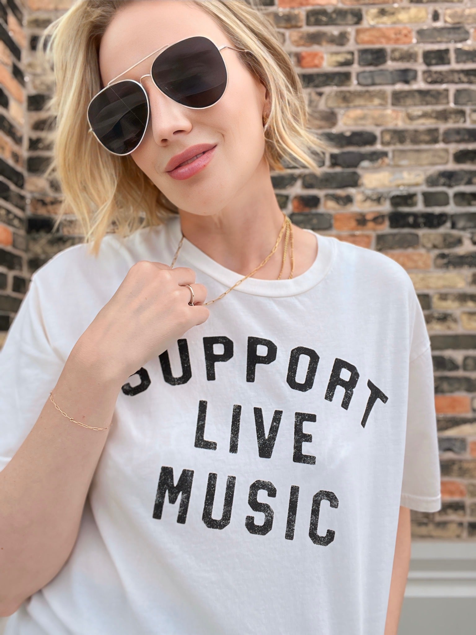 Support Live Music Tee