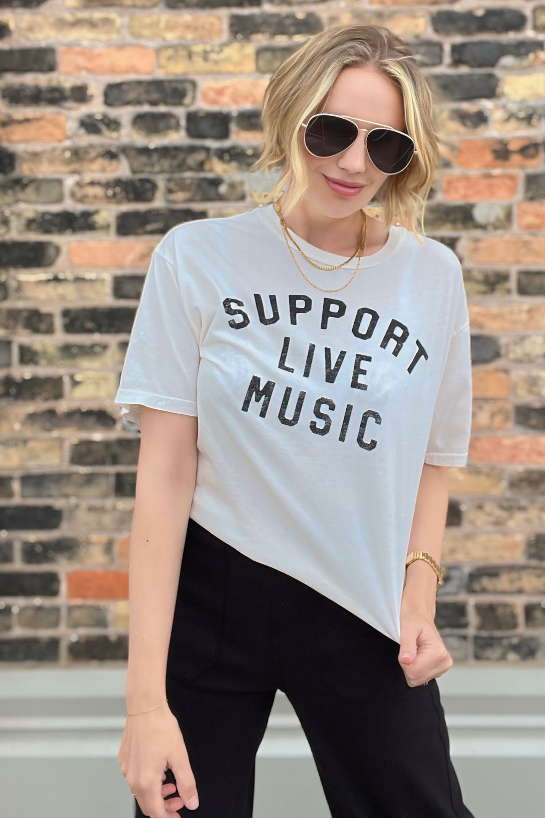 Support Live Music Tee