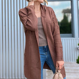 Ribbed Hooded Cardigan