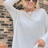 Flowy Dolman Tunic White