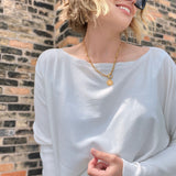 Flowy Dolman Tunic White