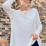 Flowy Dolman Tunic White