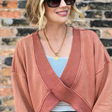 Cozy Reversible Top Terracotta