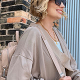 Cozy Reversible Top Taupe