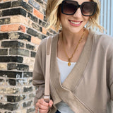 Cozy Reversible Top Taupe