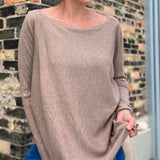 Flowy Dolman Tunic Latte