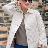 Quilted Jacket Ivory