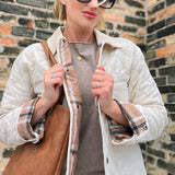 Quilted Jacket Ivory