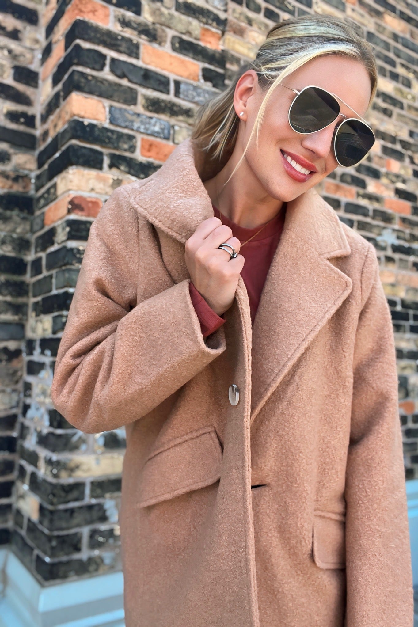 Lapel Neck Coat