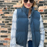 Aspen Vest Slate Blue