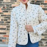 Quilted Lightweight Jacket Cream