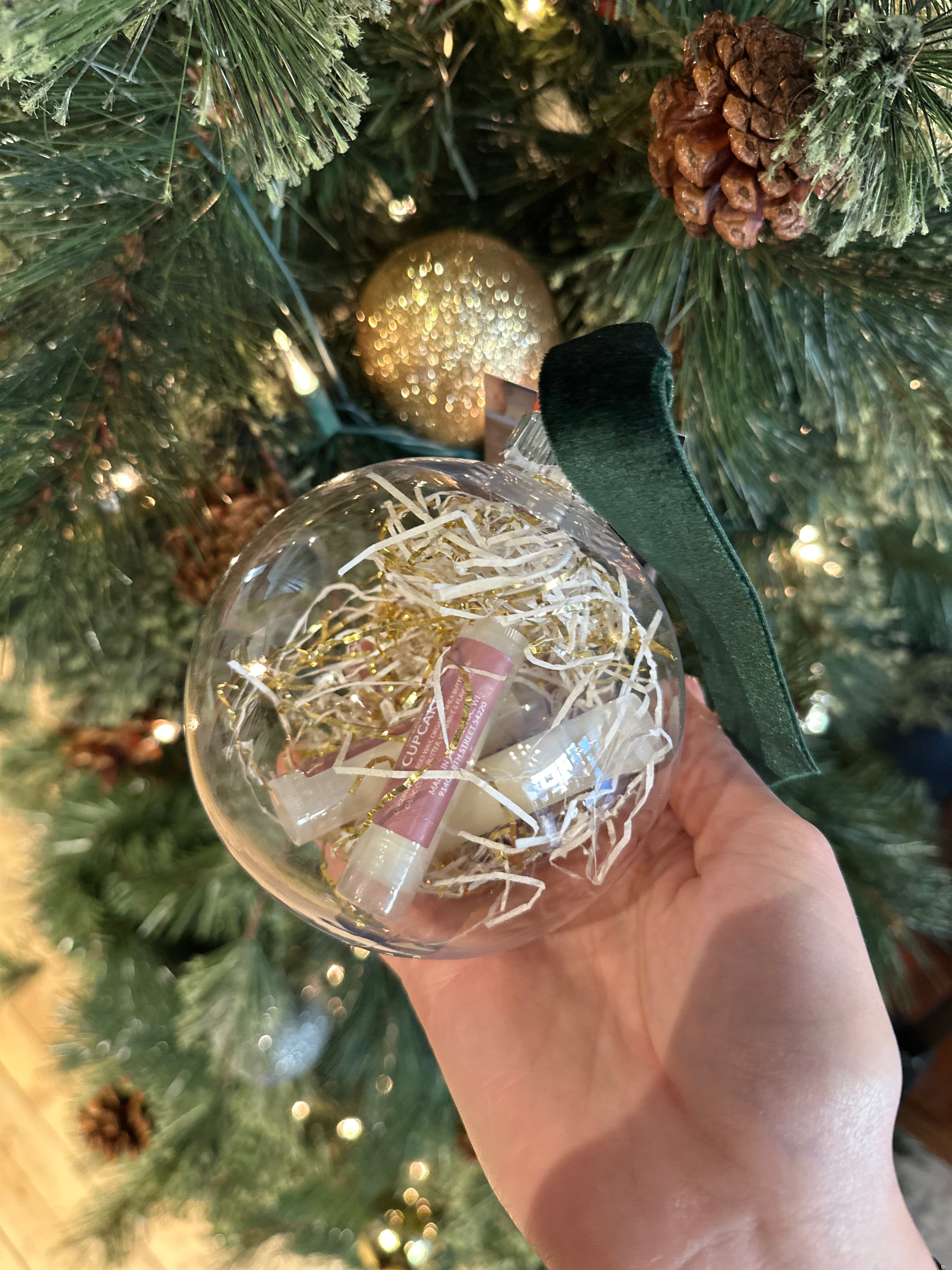 Holiday Lip Balm Ornament (3 Pack)