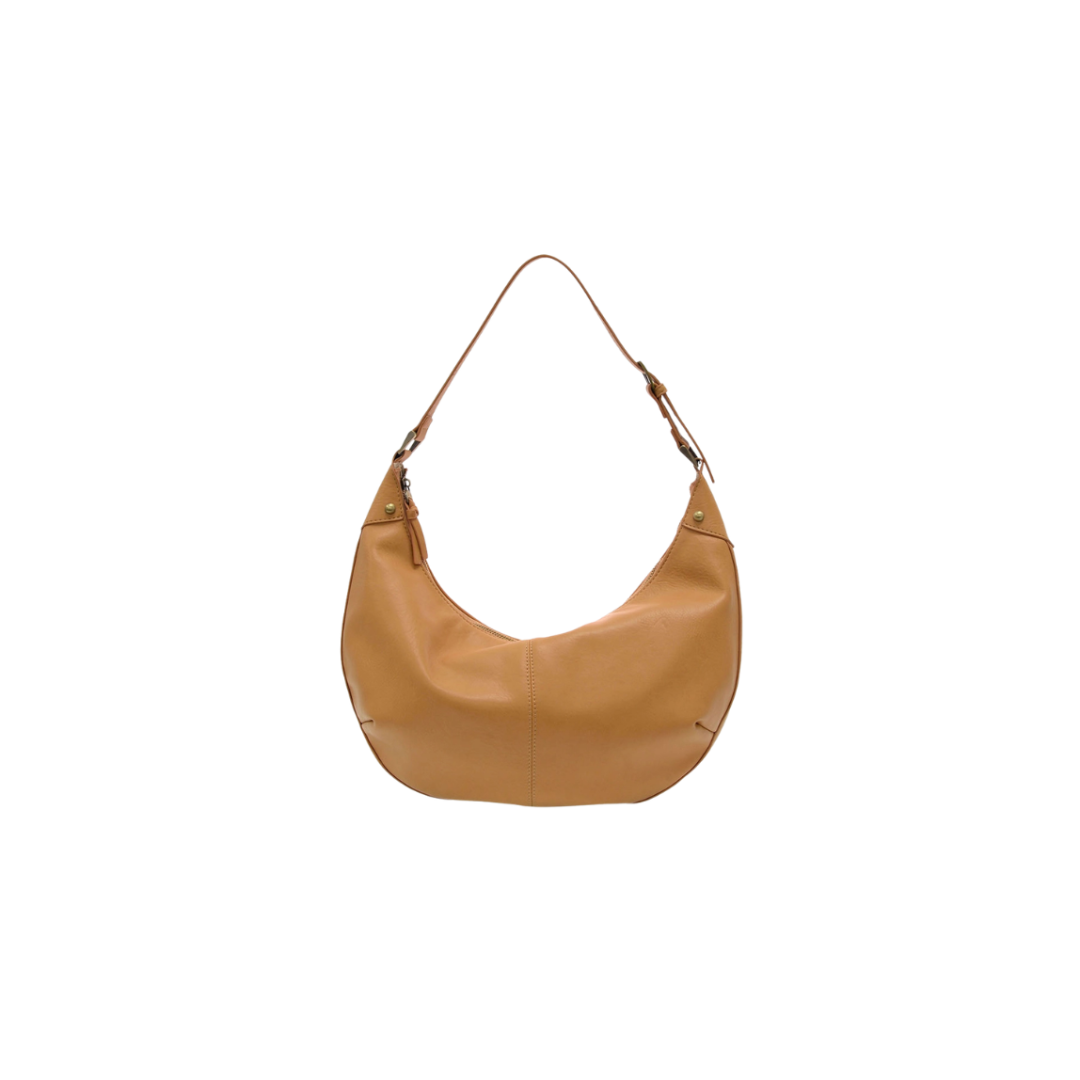 Leo Slouchy Shoulder Bag Camel