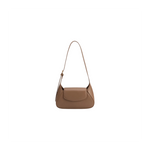 Brown handbag on a white background